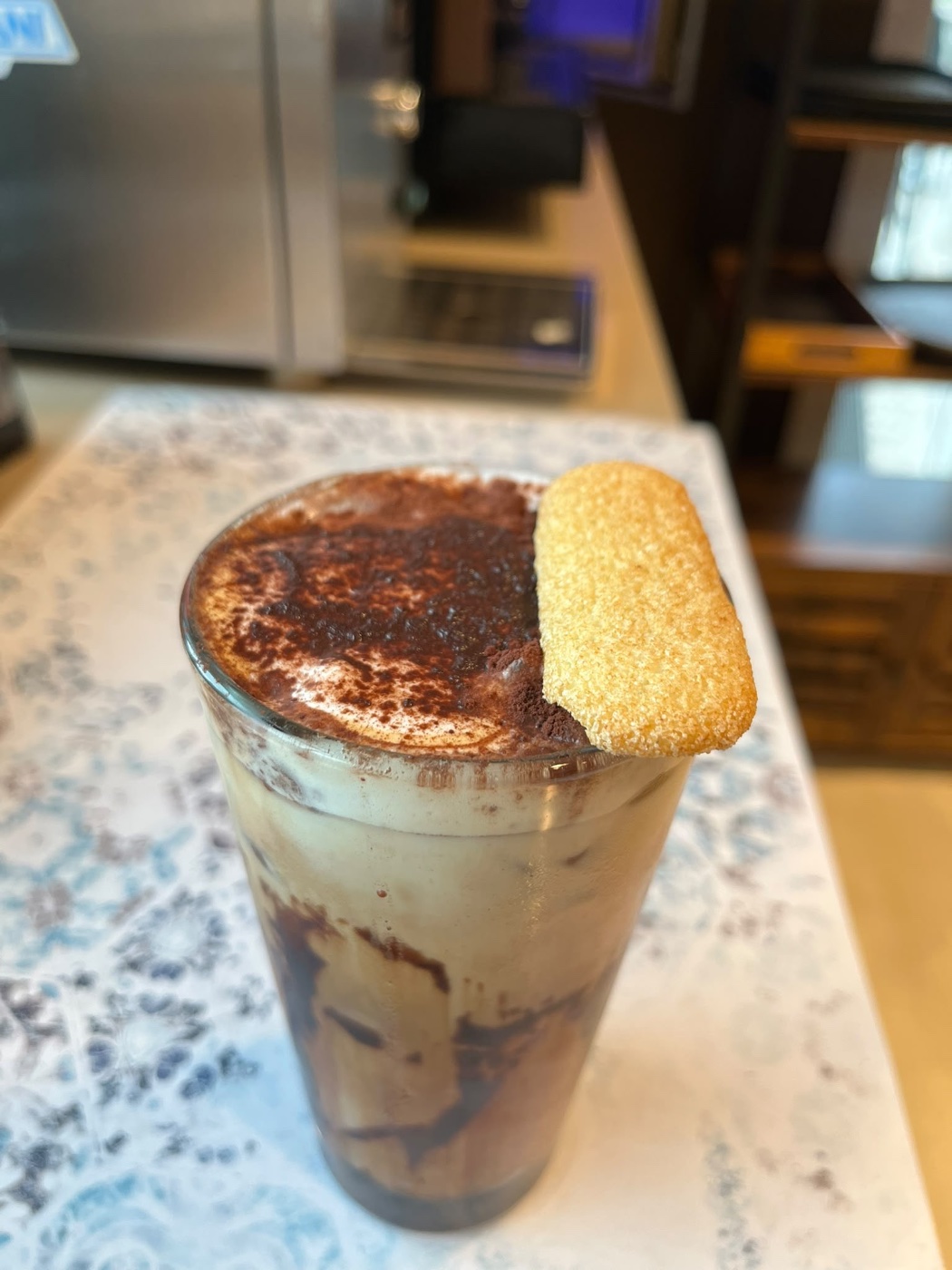 Iced Latte al tiramisù